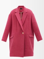 Thumbnail for your product : Isabel Marant Darey Single-breasted Virgin Wool-blend Coat - Pink