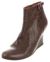 Thumbnail for your product : Lanvin leather Wedge Ankle Boots