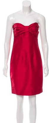 RED Valentino Strapless Mini Dress