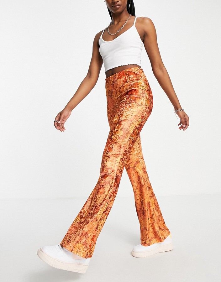 Wide Leg Rust Pants | Shop the world's largest collection of 