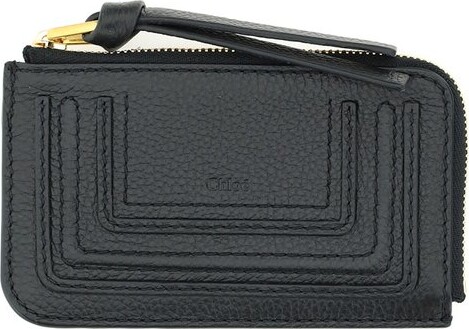Womens Wallets and cardholders Chloé Wallets and cardholders Save 14% Chloé Edith Leather Card Holder in Black 