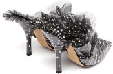 Thumbnail for your product : Midnight 00 Polka-dot Tulle & Pvc Mules - Black White