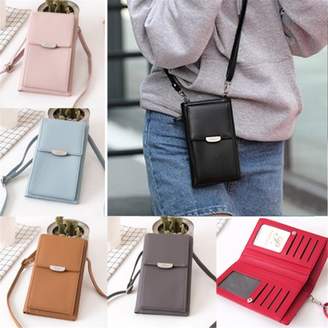 Kadell Women Fashion Crossbody Mobile Phone Shoulder Bag Pu Pouch Case Handbag Purse Wallet