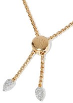 Thumbnail for your product : Monica Vinader Fiji 18-karat Gold-plated Sterling Silver Diamond Bracelet