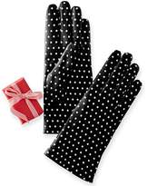 Thumbnail for your product : Mark And Graham Womens Italian Polka Dot Gloves