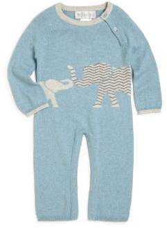 Lucky Jade Baby's Cotton & Cashmere Bailey Elephant Coverall