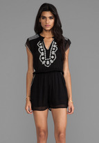 Thumbnail for your product : Rory Beca Desi Embroidered Romper