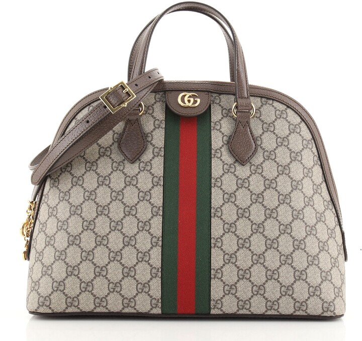 Gucci Ophidia Dome Top Handle Bag GG Coated Canvas Medium - ShopStyle