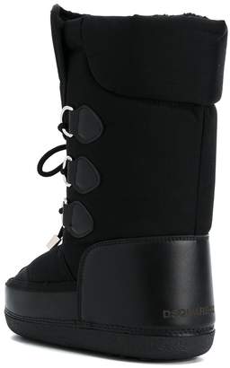 DSQUARED2 lace-up snow boots
