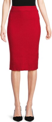 CALVIN KLEIN 205W39NYC, Red Women's Mini Skirt