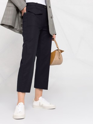 Nine In The Morning Lucy cropped straight-leg trousers