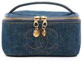 Thumbnail for your product : Chanel Pre Owned 1997 CC denim cosmetic case