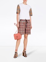 Thumbnail for your product : Burberry oversized check-sleeve T-shirt