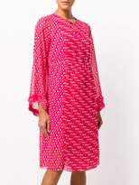 Thumbnail for your product : Steffen Schraut dotted and pleated dress
