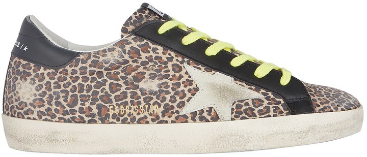 leopard low top sneakers