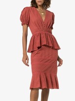 Thumbnail for your product : Johanna Ortiz Dandyism broderie-anglaise dress