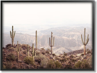 Stupell Industries Cacti Overlooking Desert Canvas Wall Art Design by Sisi and Seb