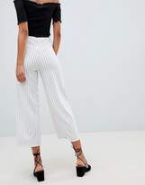 Thumbnail for your product : New Look Tall stripe culottes in white pattern
