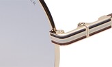 Thumbnail for your product : Moncler 56mm Mirrored Round Sunglasses