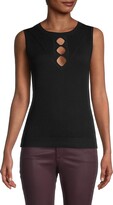 Thumbnail for your product : Joseph A Sleeveless Pointelle Top
