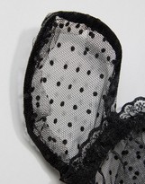 Thumbnail for your product : Johnny Loves Rosie Halloween Polka Mesh Mouse Headband