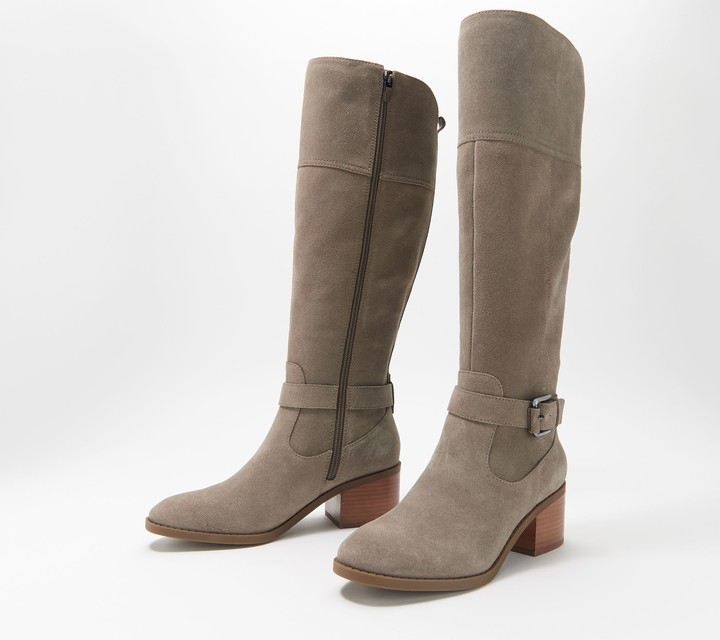 womens tall taupe boots