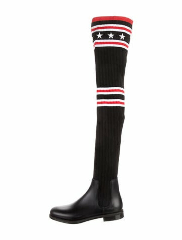 Givenchy Printed Sock Boots Black 