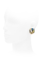Thumbnail for your product : Iosselliani Tropical Baroque Clip Earrings