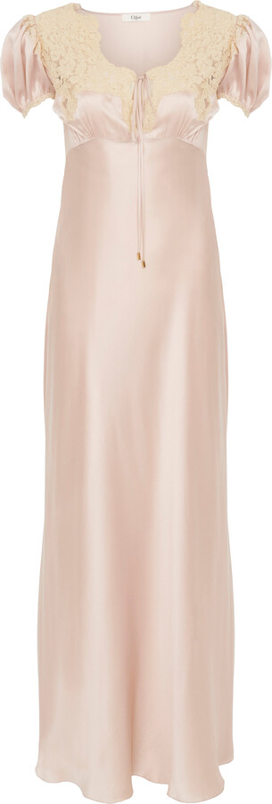 Posse Women's Exclusive Delphine Metallic Linen Maxi Dress ShopStyle