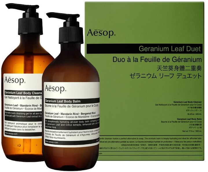 Aesop Geranium Leaf Duet Shopstyle Bath Body