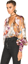 Thumbnail for your product : Fausto Puglisi Print Wrap Top