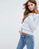 Thumbnail for your product : Jack Wills Newbury Waffle Knit Jumper