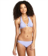 Thumbnail for your product : Lisa Curran Swim lilac stretch nylon 'Seashell' hipster bikini bottom