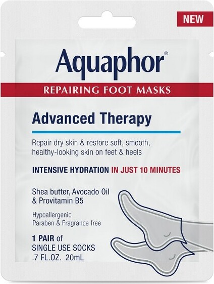 Aquaphor AquaphorAdvancedTherapyRepairingFootMask-0.7floz