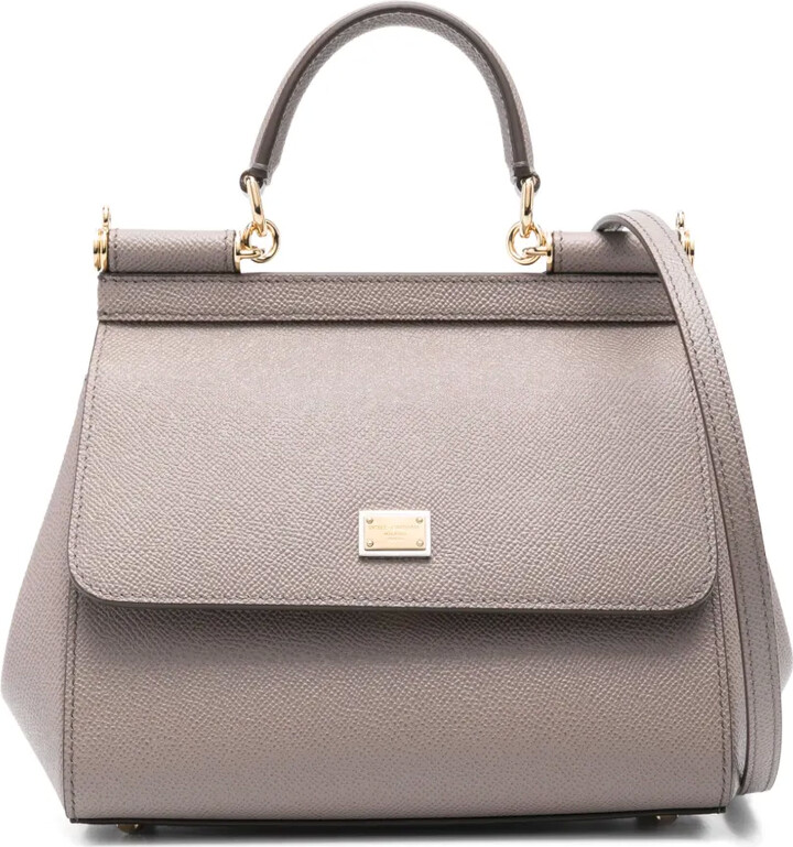 Dolce & Gabbana small Sicily leather tote bag