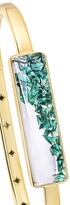 Thumbnail for your product : Moritz Glik 18kt yellow gold Kaleidoscope emerald shaker and diamond bangle