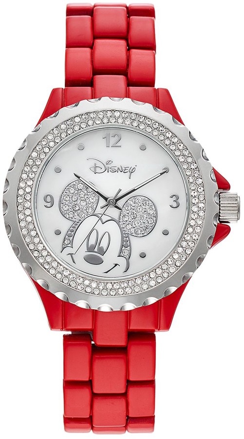 Disney Disney's Mickey Mouse Women's Crystal Watch ShopStyle