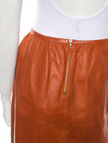 Thumbnail for your product : Narciso Rodriguez Leather Skirt