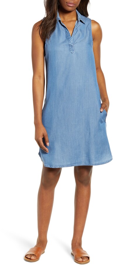 Blue Chambray Dress Womens | Shop the ...
