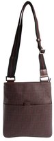 Thumbnail for your product : Fendi plum zucca pattern canvas leather accent shoulder bag