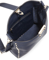 Thumbnail for your product : Valentino Rockstud Small Leather Hobo Bag
