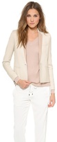 Thumbnail for your product : Vince Leather Lapel Blazer
