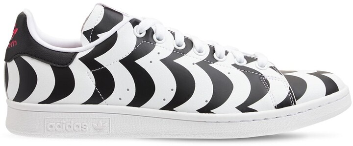 Adidas Stan Smith Black And White | ShopStyle