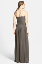 Thumbnail for your product : Monique Lhuillier Bridesmaids Strapless Ruched Chiffon Sweetheart Gown (Nordstrom Exclusive)