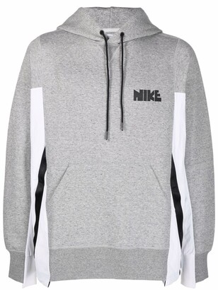 Nike X Sacai Logo-Print Hoodie - ShopStyle
