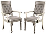 Thumbnail for your product : Furniture of America Drew Champagne Armchair (Set of 2)