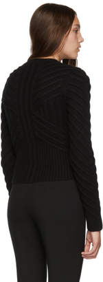 Alexander McQueen Black Knit Crewneck Sweater