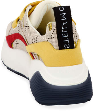 Stella McCartney Eclypse Beatles Yellow Submarine Canvas Grip Sneakers