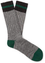 Thumbnail for your product : Melange Home Anonymous Ism Ribbed-Knit Socks