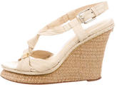 Thumbnail for your product : Alexandre Birman Leather Multistrap Wedges